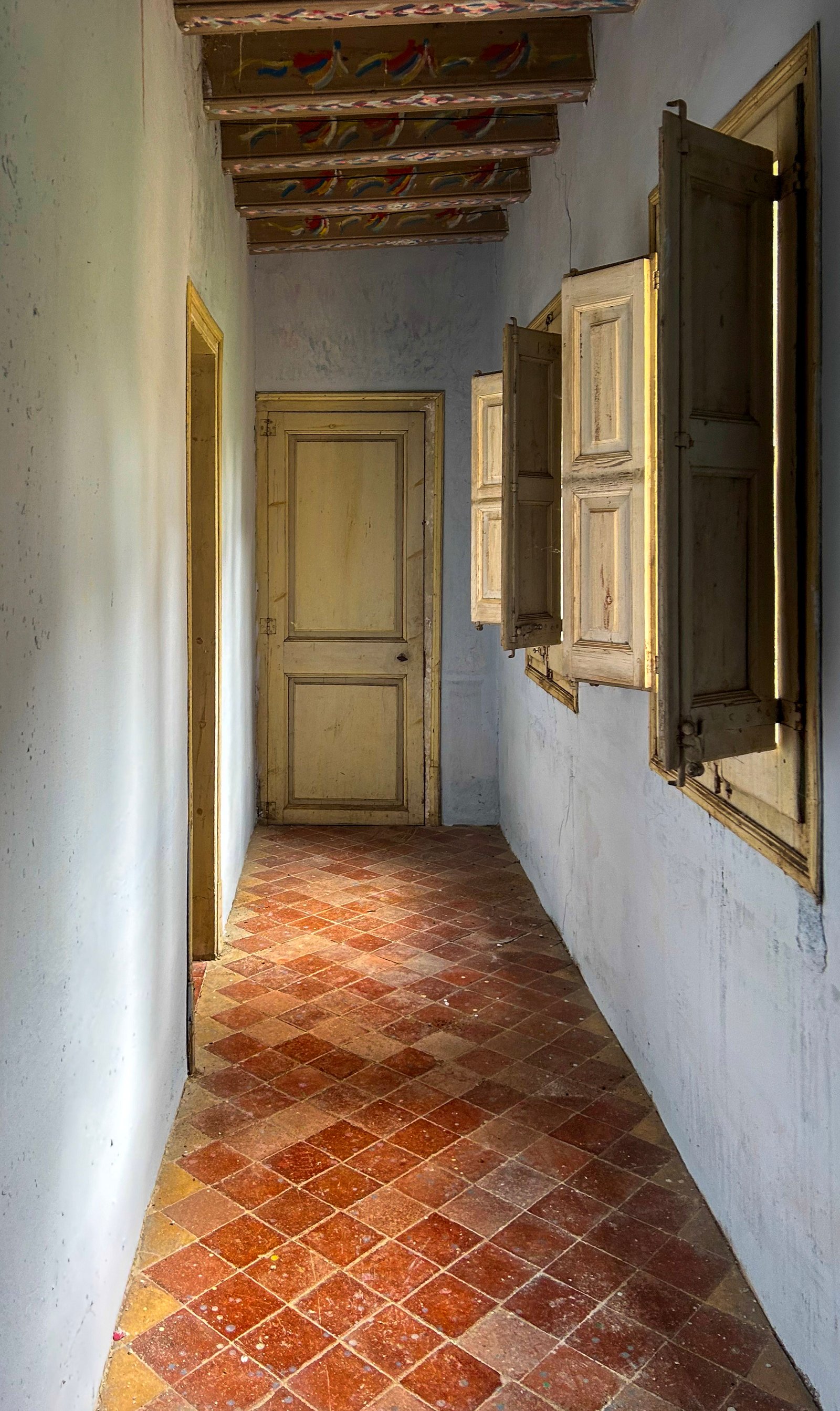 Original interior hallway